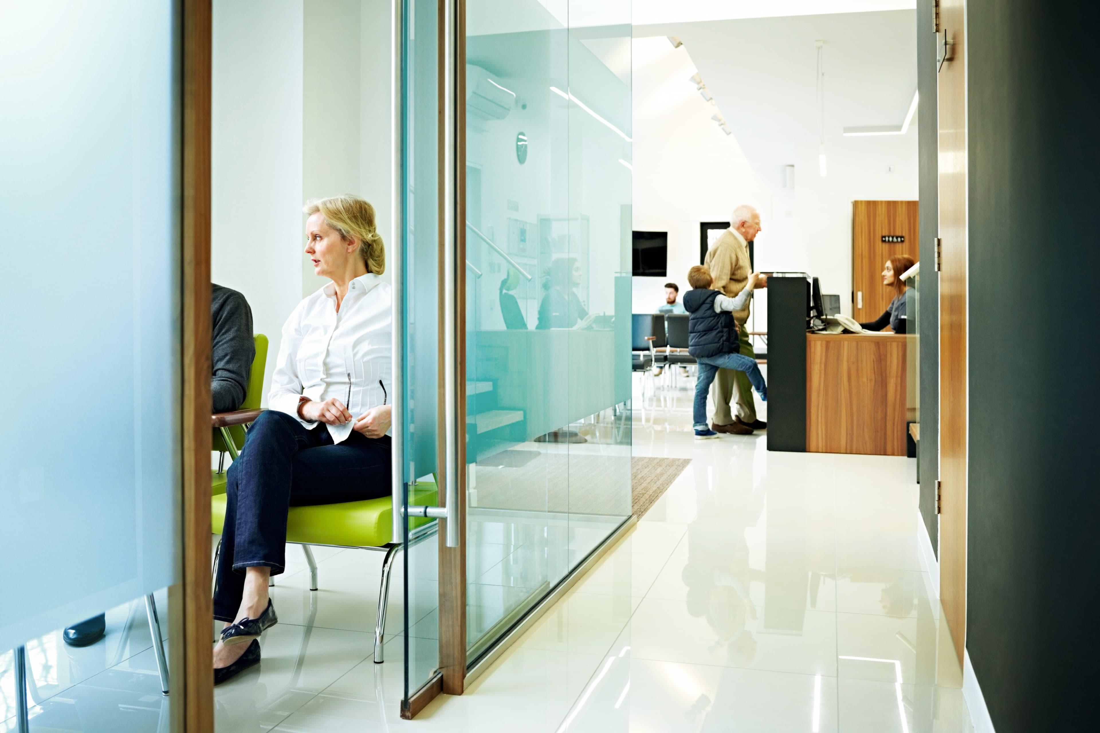 Modern commercial building exterior